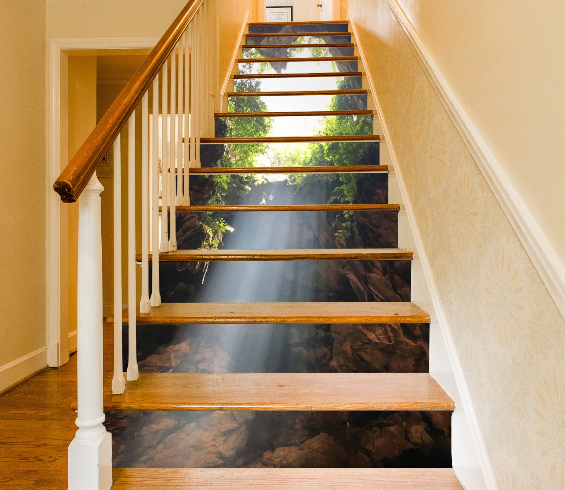 3D Sun Shines 500 Stair Risers