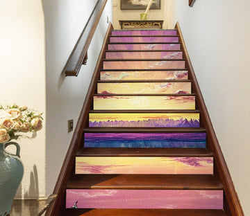 3D Sky Mountains 8820 Marina Zotova Stair Risers