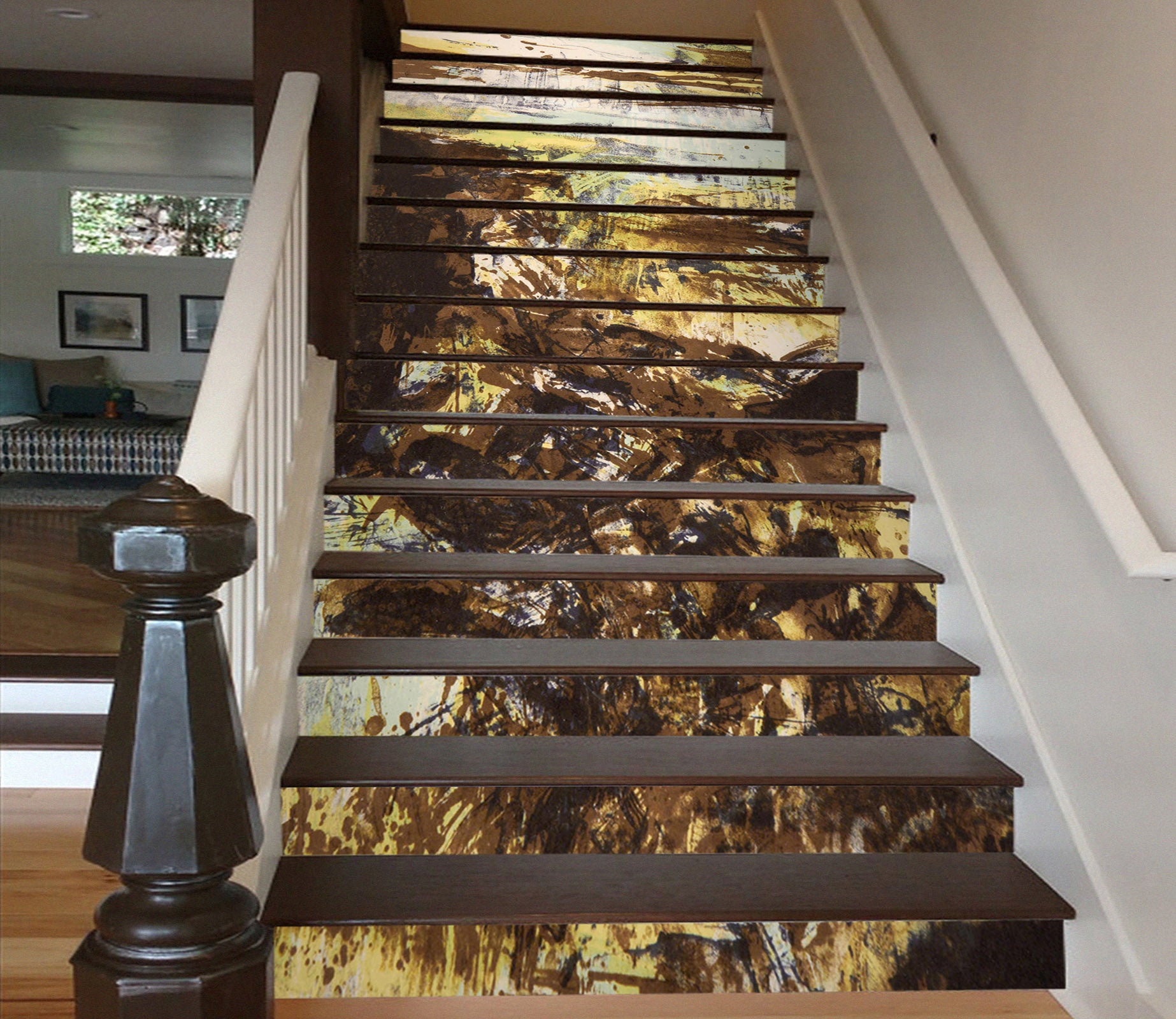 3D Dark Mountain Terrain 542 Stair Risers