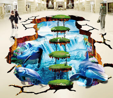 3D Lawn Chain 143 Floor Mural  Self-Adhesive Sticker Bathroom Non-slip Waterproof Flooring Murals