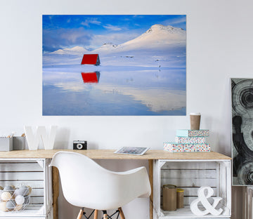 3D Red House 197 Marco Carmassi Wall Sticker