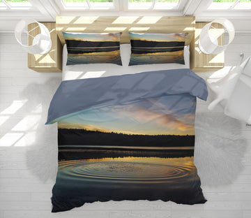 3D Lake Ripples 1019 Jerry LoFaro bedding Bed Pillowcases Quilt