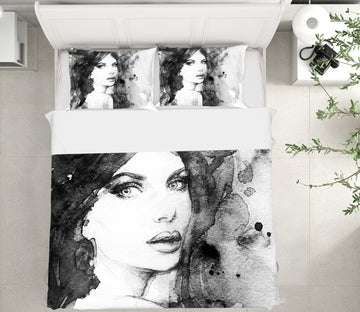 3D Graffiti Woman 016 Bed Pillowcases Quilt