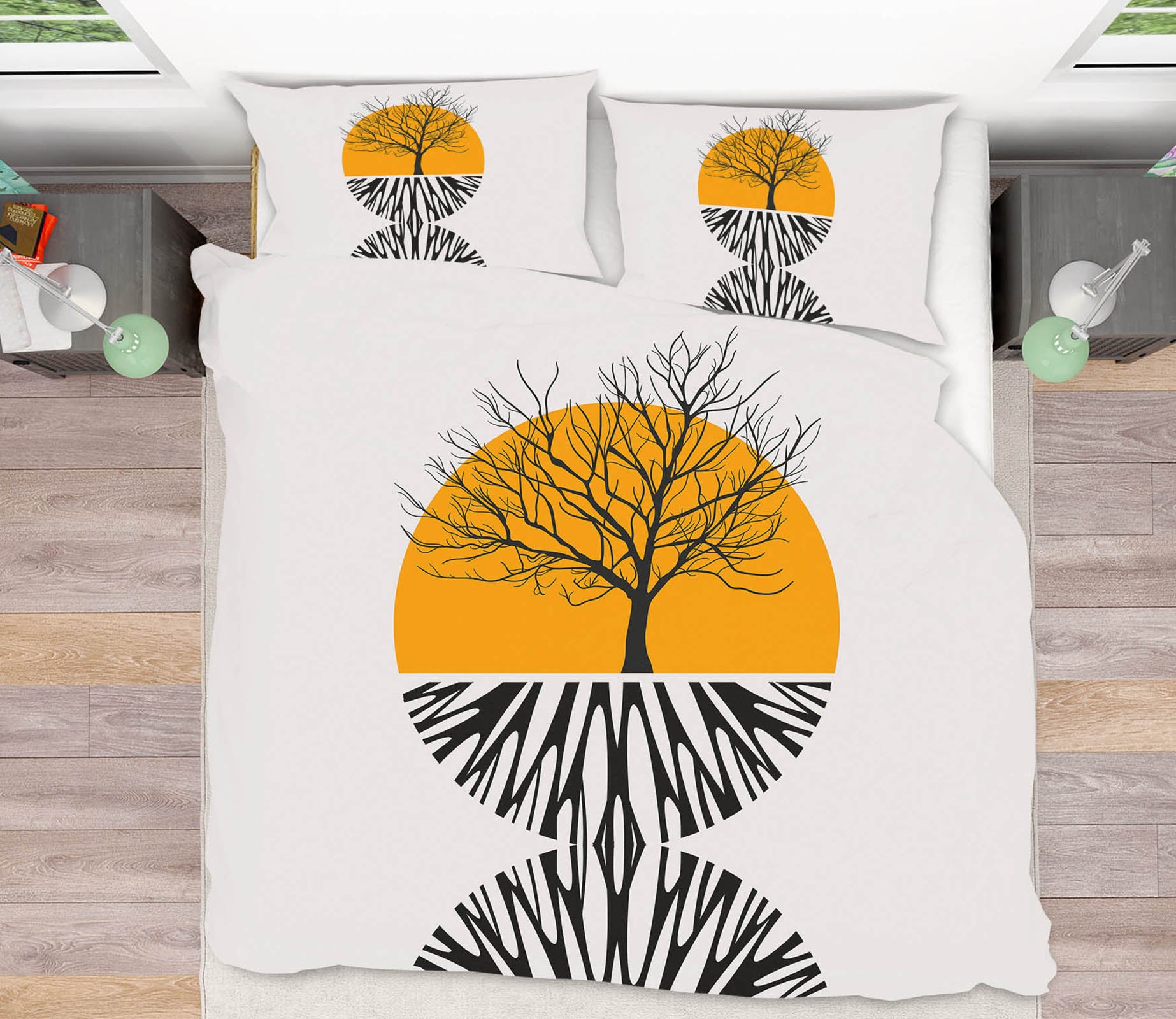 3D Yellow Rround 235 Boris Draschoff Bedding Bed Pillowcases Quilt