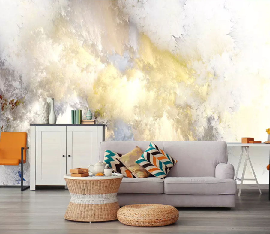 3D Yellow Pattern 2117 Wall Murals