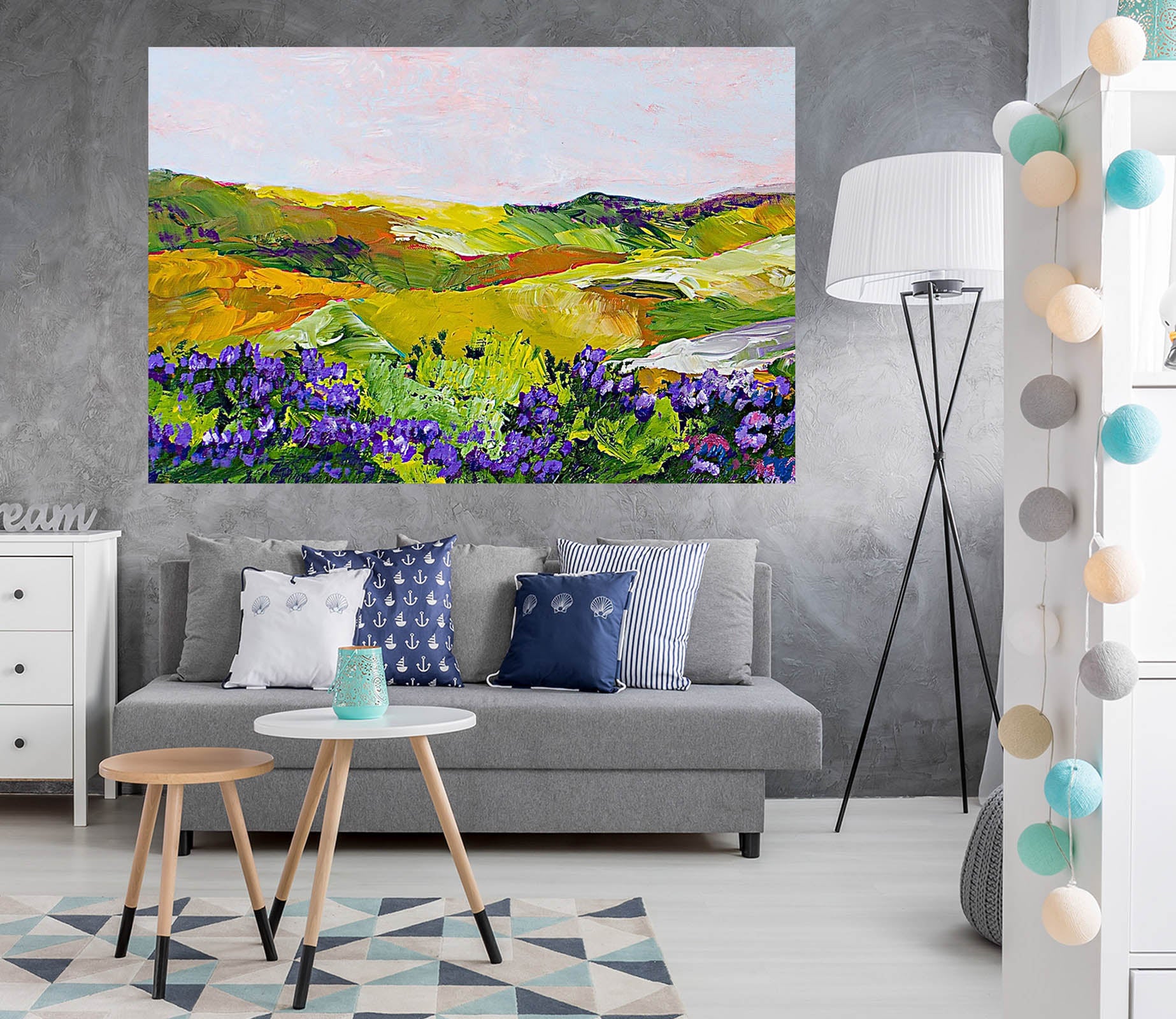 3D Summer Garden 174 Allan P. Friedlander Wall Sticker