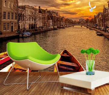 3D Pigeon Venice WC313 Wall Murals