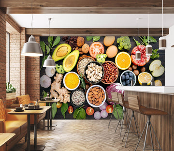 3D Vegetable And Fruit 1451 Wall Murals