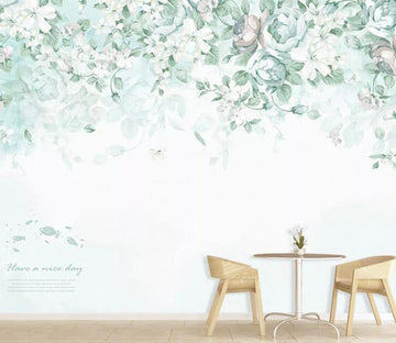 3D Green Leaf WC09 Wall Murals Wallpaper AJ Wallpaper 2 