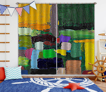 3D Color Graffiti 189 Allan P. Friedlander Curtain Curtains Drapes