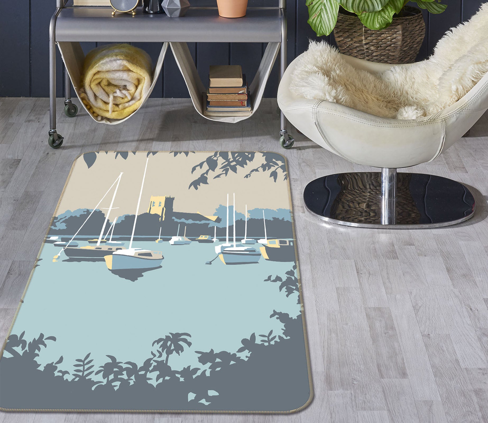 3D Christchurch 1110 Steve Read Rug Non Slip Rug Mat