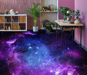 3D Purple Blue Universe 043 Floor Mural  Wallpaper Murals Rug & Mat Print Epoxy waterproof bath floor