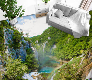 3D Vitality Mountains 890 Floor Mural  Wallpaper Murals Rug & Mat Print Epoxy waterproof bath floor