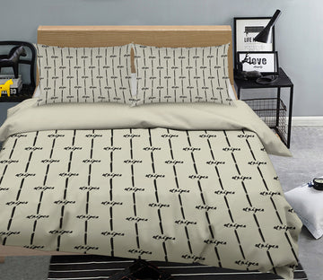 3D Stripe Pattern 109118 Kashmira Jayaprakash Bedding Bed Pillowcases Quilt