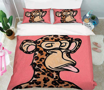 3D Giraffe Monkey 3031 Jacqueline Reynoso Bedding Bed Pillowcases Quilt Cover Duvet Cover
