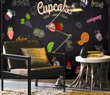 3D Delicious Fruit WC89 Food Wall Murals Wallpaper AJ Wallpaper 2 