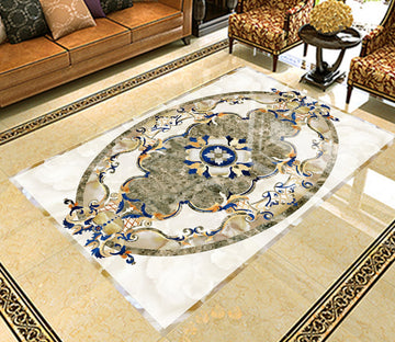 3D Oval Patternn WG484 Floor Mural Wallpaper AJ Wallpaper 2 