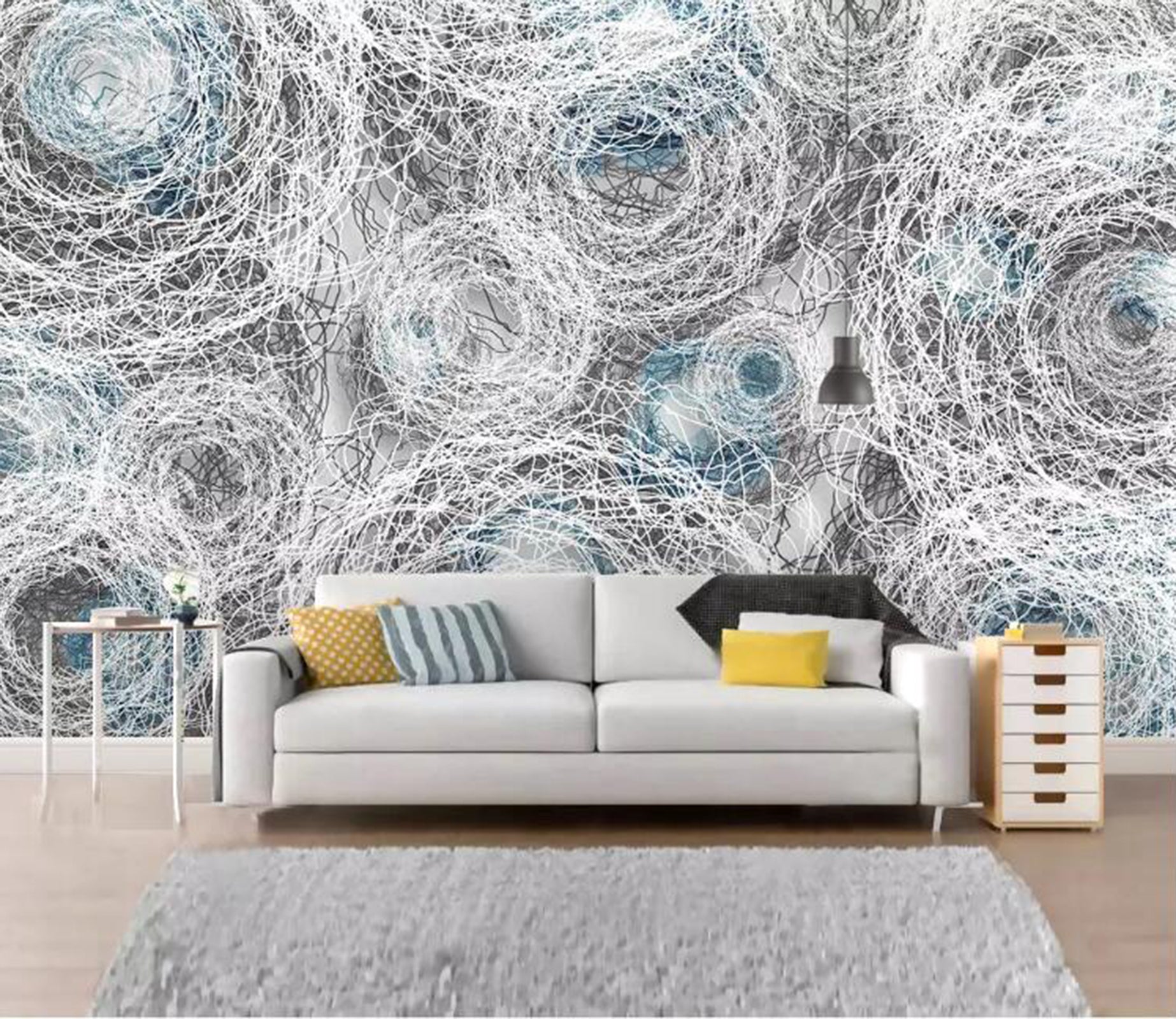 3D Circle Silk WC13 Wall Murals Wallpaper AJ Wallpaper 2 