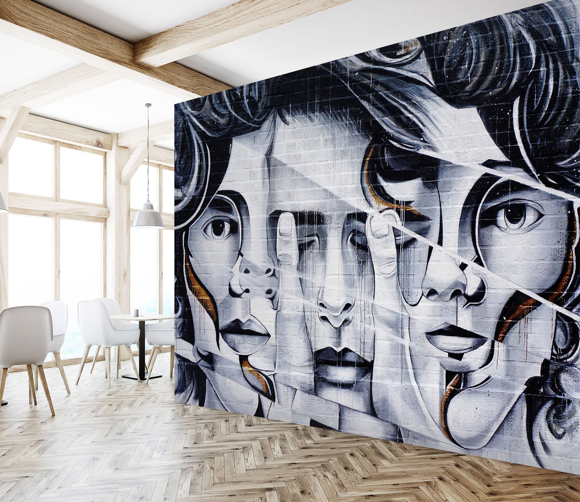 3D Gray Avatar 1467 Wall Murals