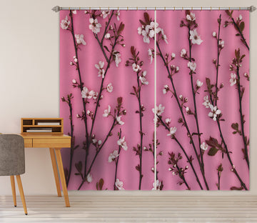 3D Prunus Cistena 037 Assaf Frank Curtain Curtains Drapes