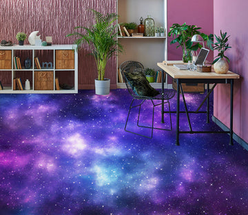 3D Charming Purple Galaxy 235 Floor Mural  Wallpaper Murals Rug & Mat Print Epoxy waterproof bath floor