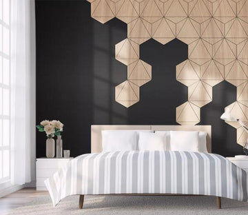 3D Hexagon Graphics WC1135 Wall Murals