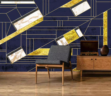 3D Golden Triangle WC24 Wall Murals Wallpaper AJ Wallpaper 2 