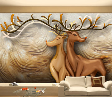 3D Elegant Deer WG091 Wall Murals