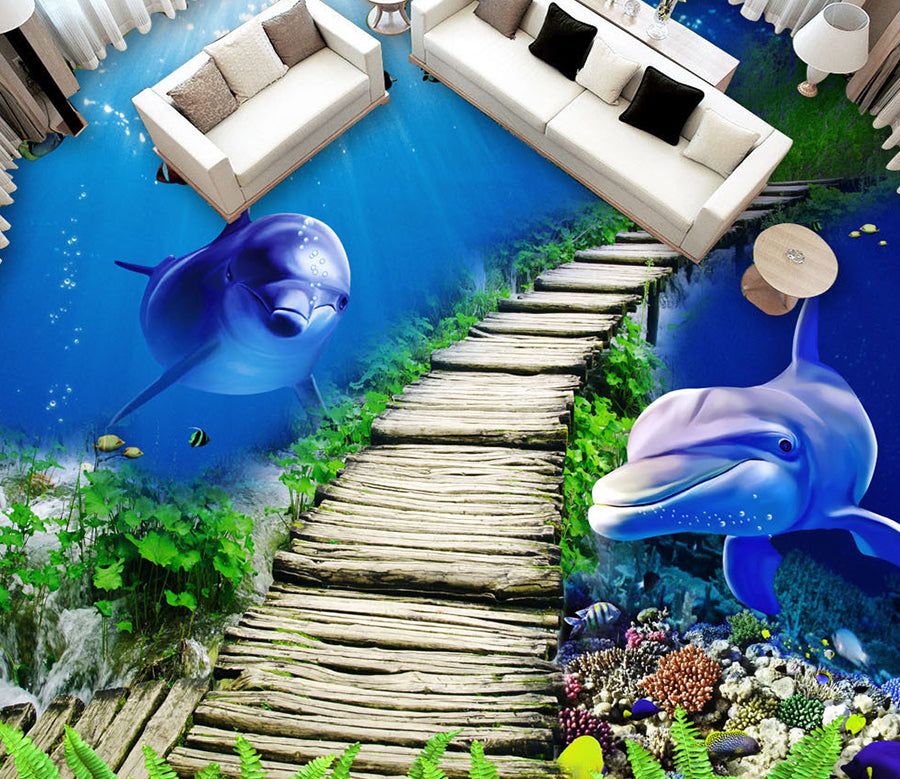 3D Ocean Road 557 Floor Mural  Wallpaper Murals Rug & Mat Print Epoxy waterproof bath floor