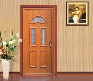 3D Vintage Wooden Door 025 Door Mural