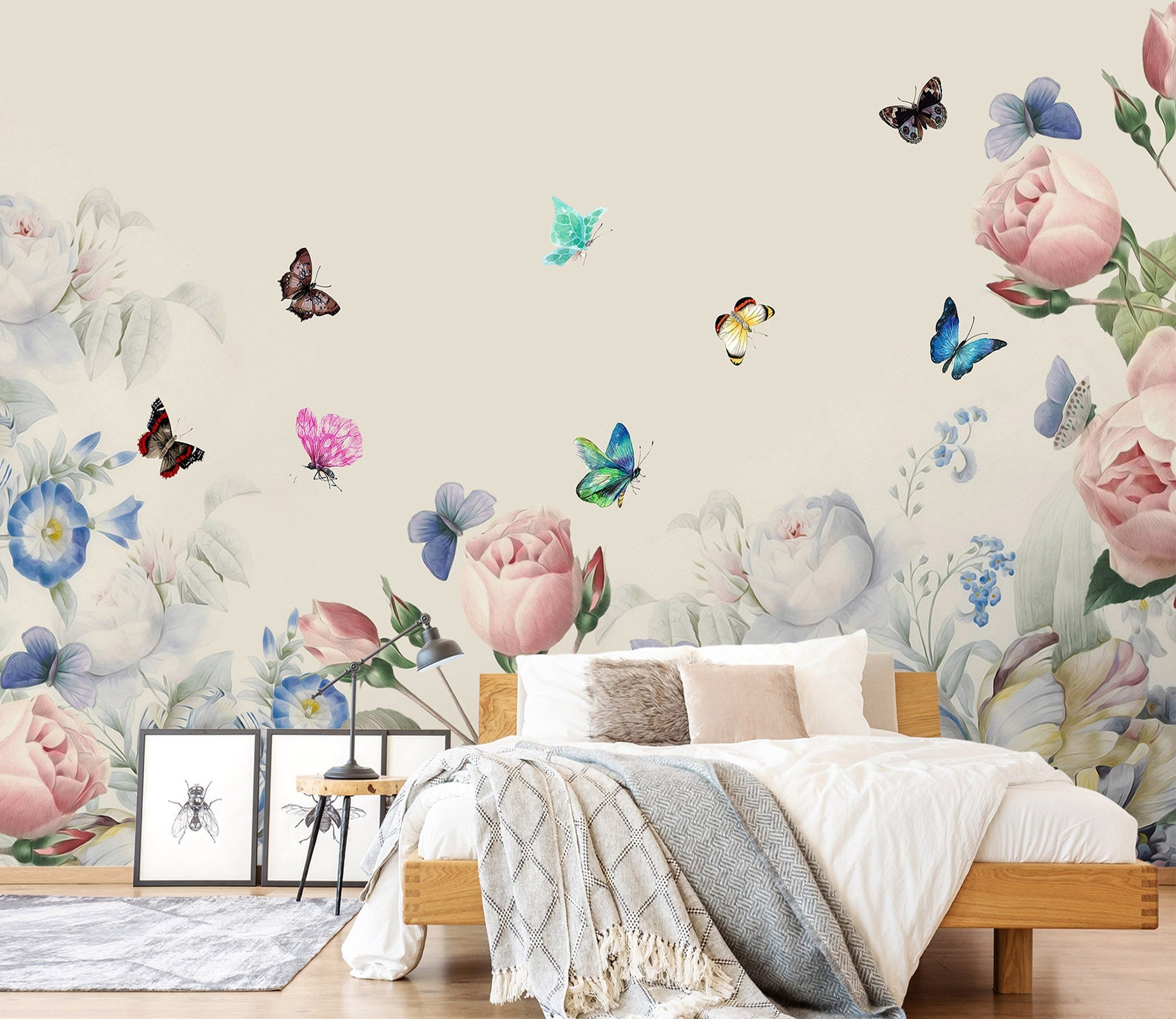 3D Color Butterfly 120 Wall Murals Wallpaper AJ Wallpaper 2 