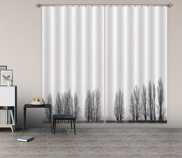3D Little Black Tree 188 Marco Carmassi Curtain Curtains Drapes