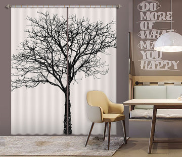 3D Black Birch 1013 Boris Draschoff Curtain Curtains Drapes