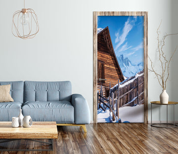 3D Snow Hut 10855 Beth Sheridan Door Mural
