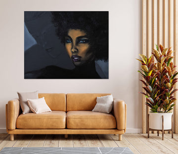 3D Black Woman 10060 Marina Zotova Wall Sticker