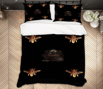 3D Bee Specimen 179 Uta Naumann Bedding Bed Pillowcases Quilt