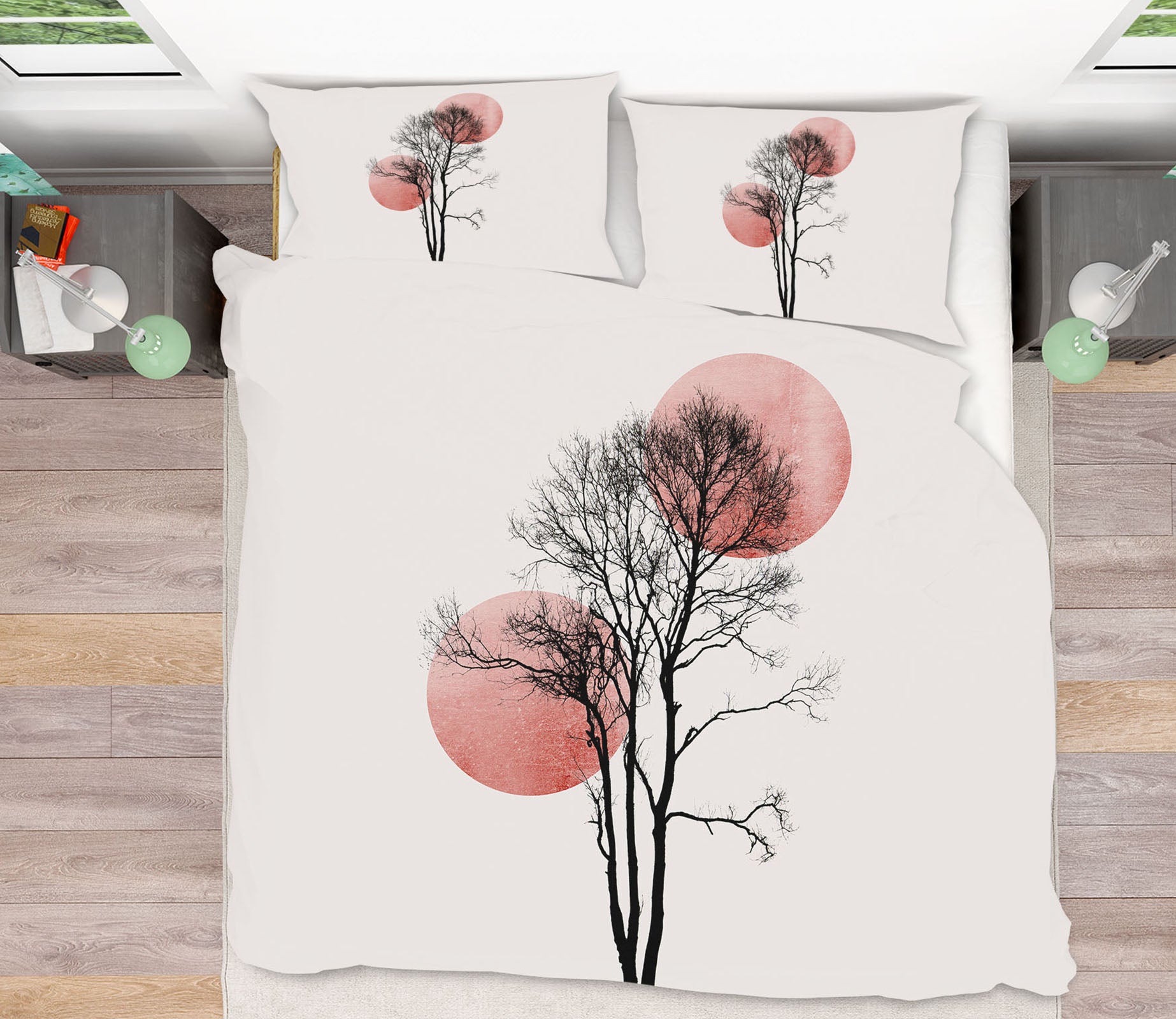 3D Moon Tree Painting 213 Boris Draschoff Bedding Bed Pillowcases Quilt