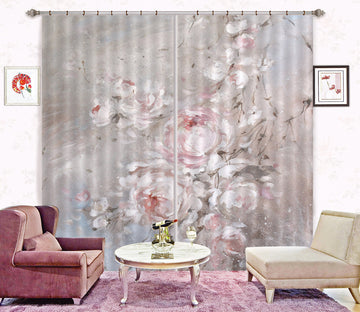 3D Flower Pink Branch 3011 Debi Coules Curtain Curtains Drapes