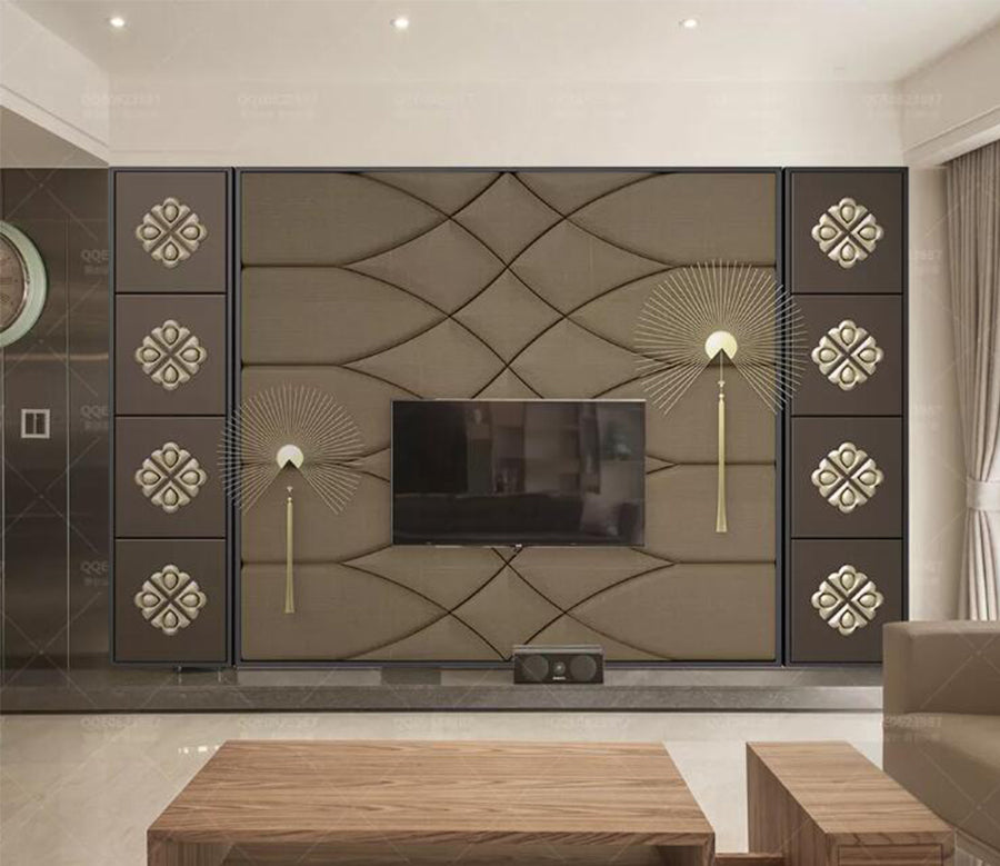 3D Grey Wave WC165 Wall Murals