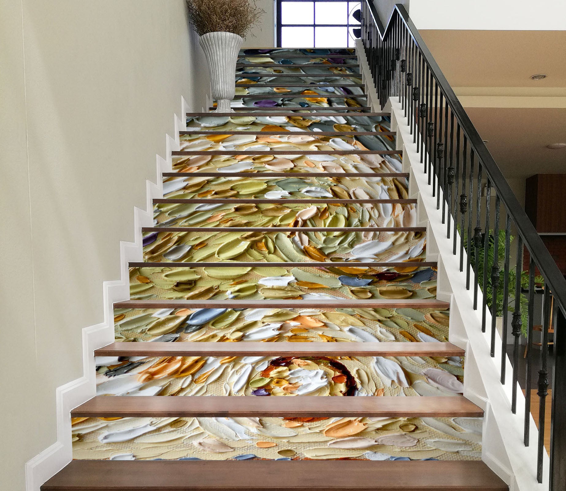 3D Pigment Like Stone 396 Dena Tollefson Stair Risers
