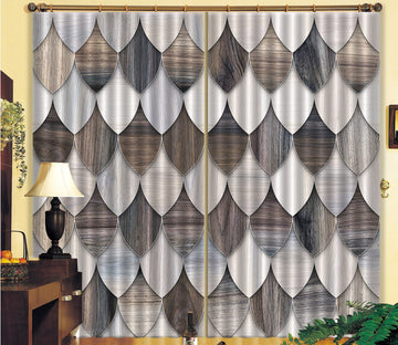 3D Ellipse Stitching 50 Curtains Drapes Curtains AJ Creativity Home 