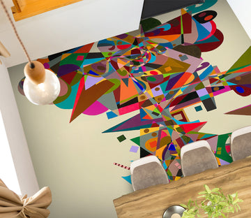 3D Colorful Graphic Pattern 9511 Allan P. Friedlander Floor Mural  Wallpaper Murals Self-Adhesive Removable Print Epoxy