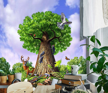 3D Tree of Life 1418 Jerry LoFaro Wall Mural Wall Murals