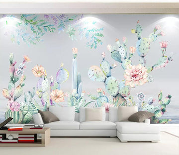 3D Cute Plants WC10 Wall Murals Wallpaper AJ Wallpaper 2 