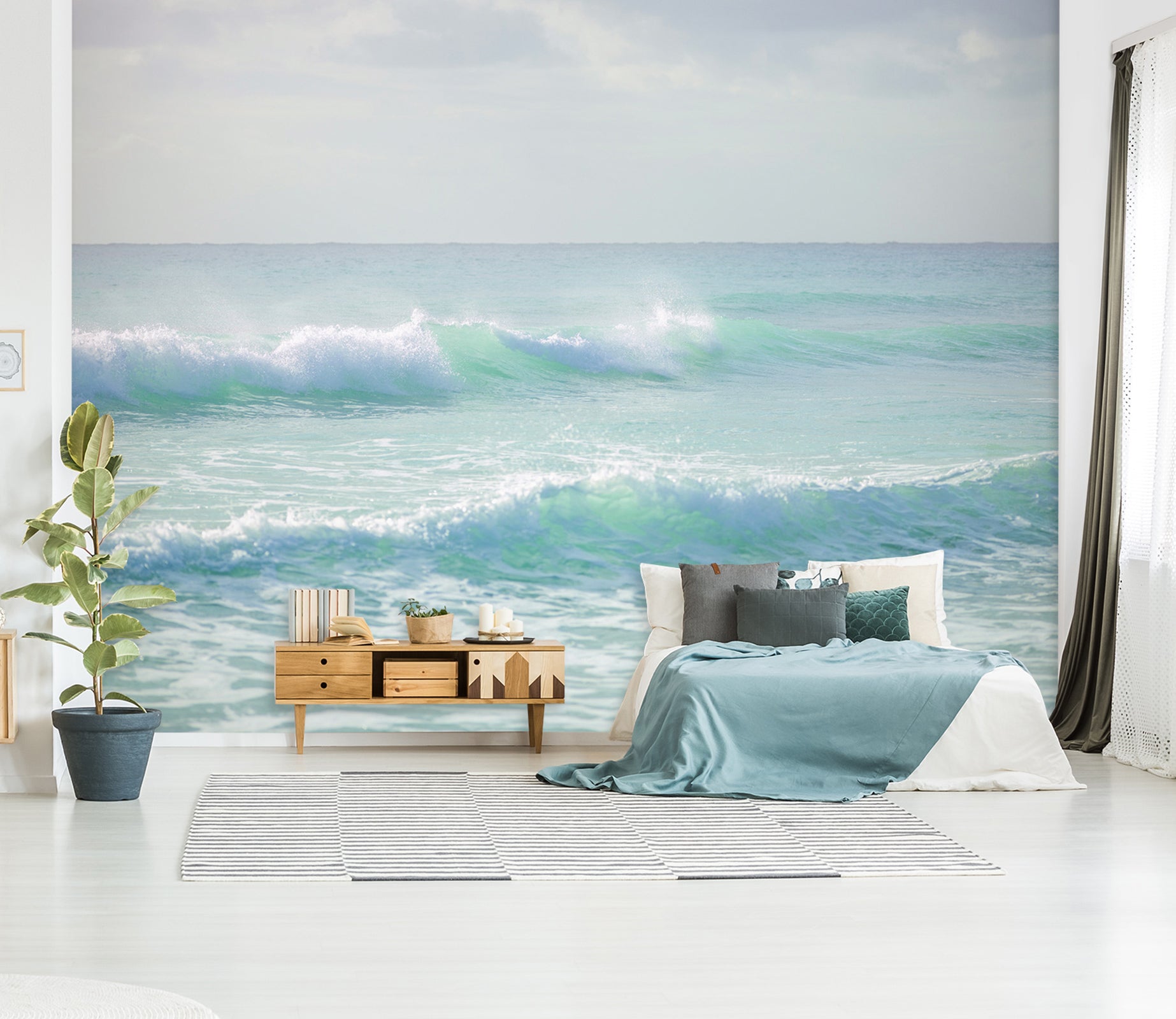 3D Vast Ocean 6234 Assaf Frank Wall Mural Wall Murals