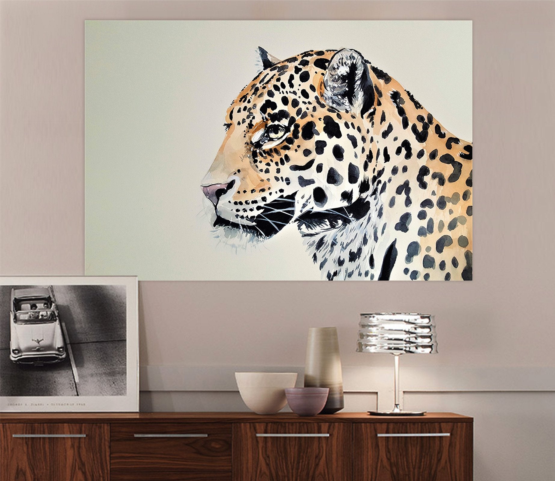 3D leopard Look 92 Animal Wall Stickers Wallpaper AJ Wallpaper 2 