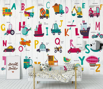 3D Mini Vehicle 1038 Wall Murals