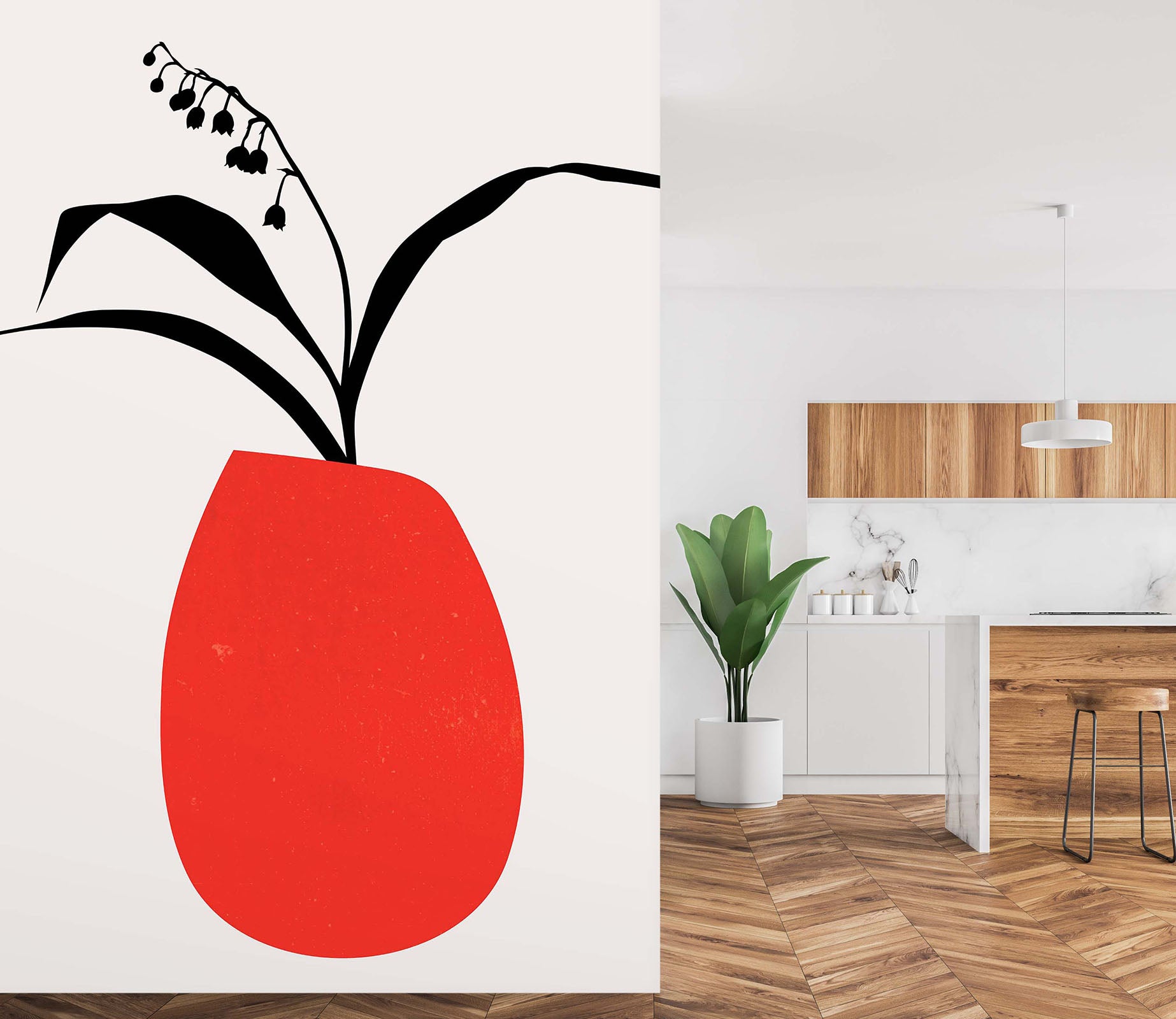 3D Plant Growth 1537 Boris Draschoff Wall Mural Wall Murals