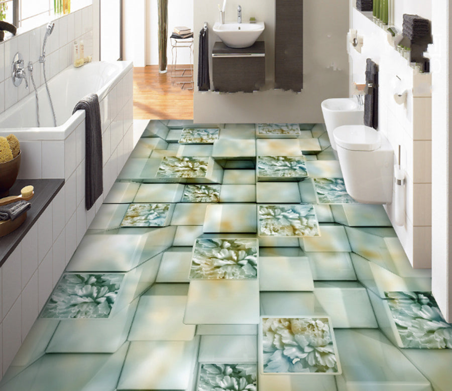 3D Hierarchical Carving 412 Floor Mural  Wallpaper Murals Rug & Mat Print Epoxy waterproof bath floor