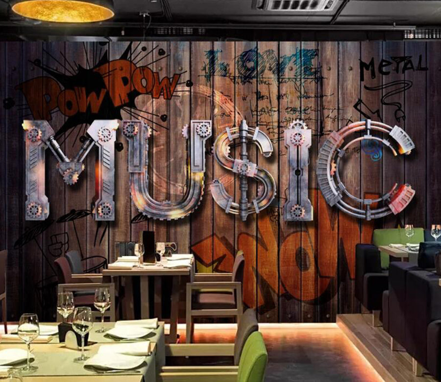 3D Music Explosion 579 Wall Murals